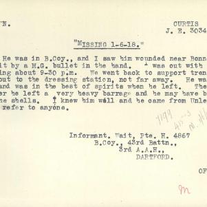 Soldier packet page