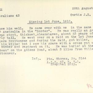 Soldier packet page