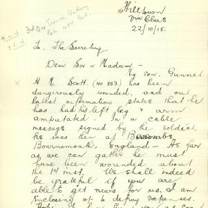 Soldier packet page