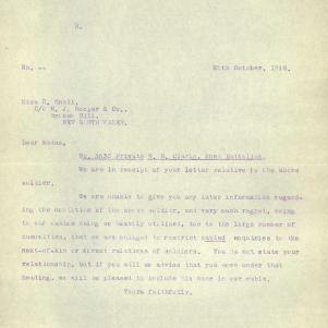Soldier packet page