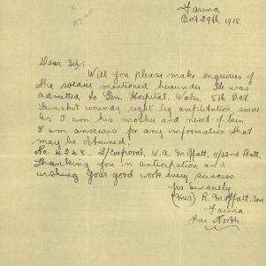 Soldier packet page