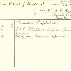 Soldier packet page