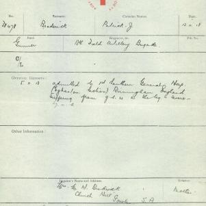 Soldier packet page
