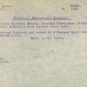 Soldier packet page