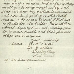 Soldier packet page