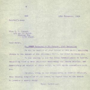 Soldier packet page