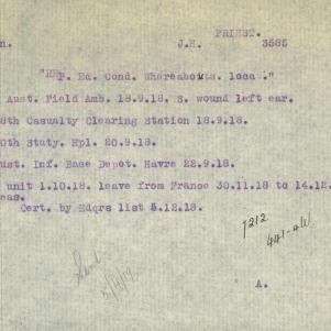 Soldier packet page