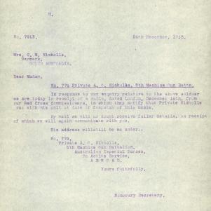Soldier packet page