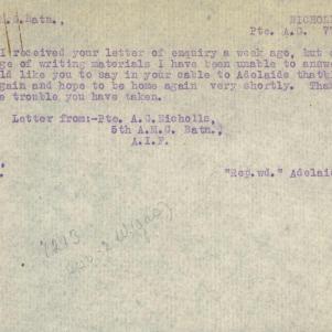 Soldier packet page