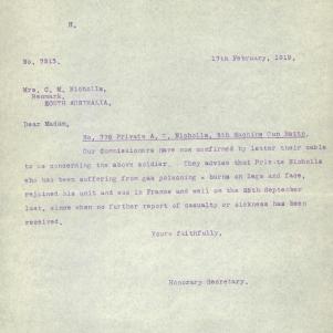 Soldier packet page