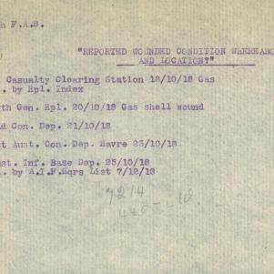 Soldier packet page