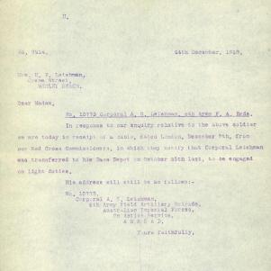 Soldier packet page