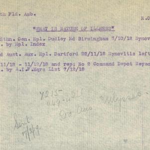 Soldier packet page