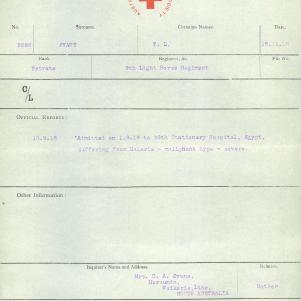 Soldier packet page