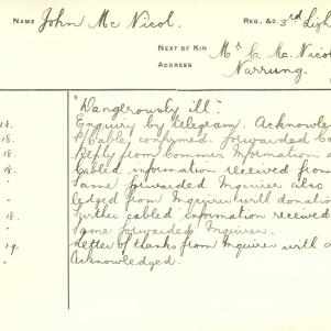 Soldier packet page
