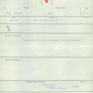 Soldier packet page