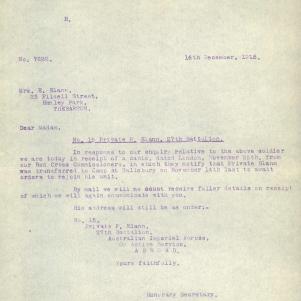Soldier packet page