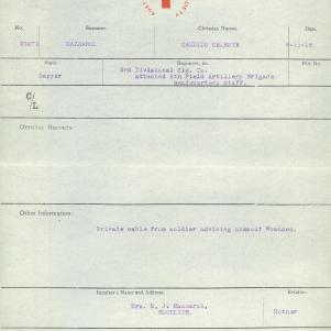 Soldier packet page