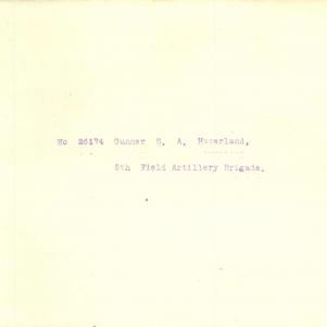 Soldier packet page