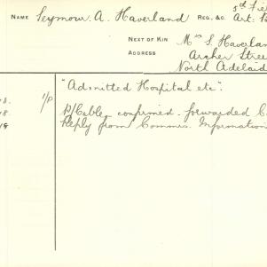 Soldier packet page