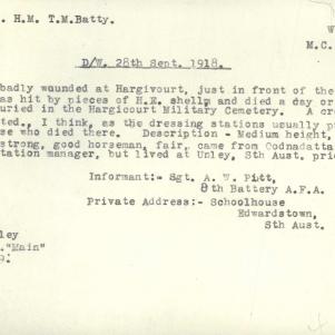 Soldier packet page