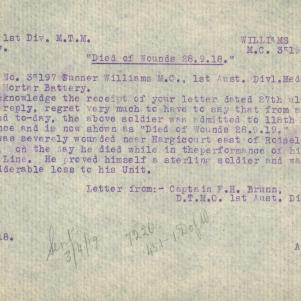 Soldier packet page