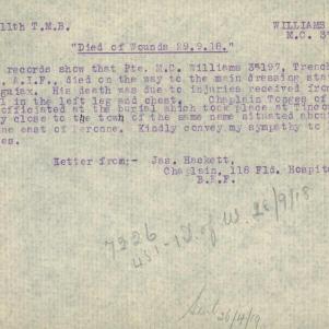 Soldier packet page
