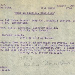 Soldier packet page