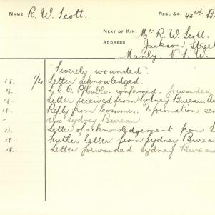 Soldier packet page