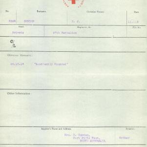 Soldier packet page