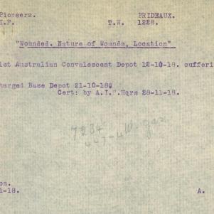 Soldier packet page