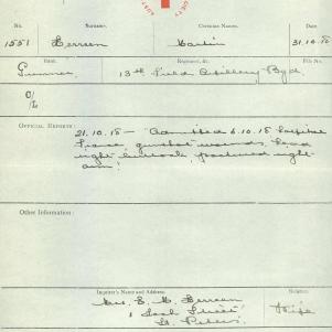 Soldier packet page