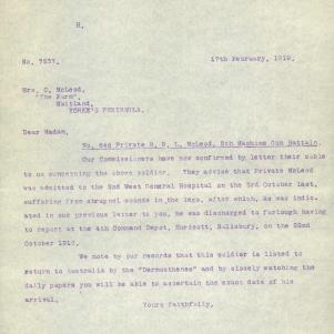 Soldier packet page
