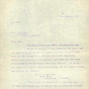 Soldier packet page