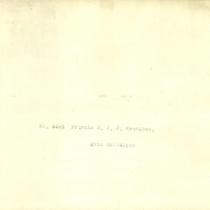 Soldier packet page