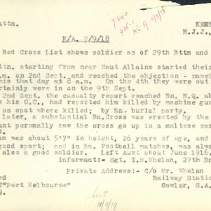 Soldier packet page
