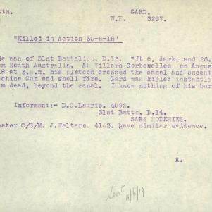 Soldier packet page