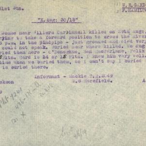 Soldier packet page