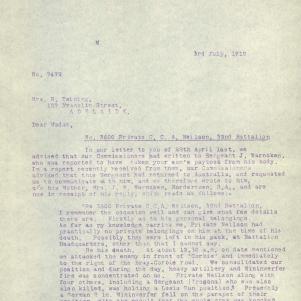 Soldier packet page