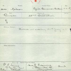 Soldier packet page