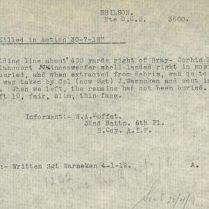 Soldier packet page