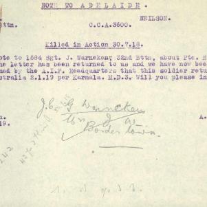 Soldier packet page