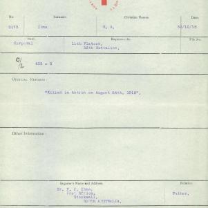 Soldier packet page