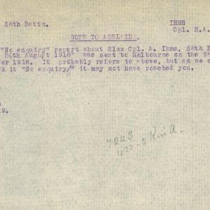 Soldier packet page