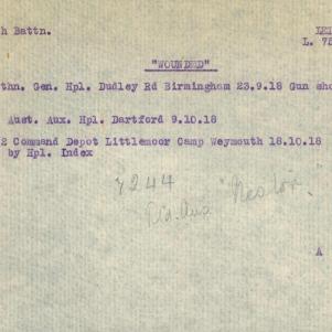 Soldier packet page