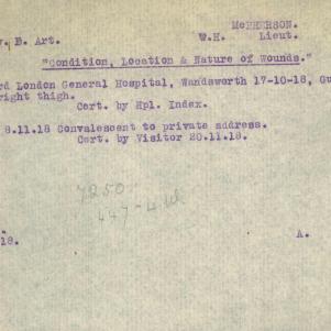 Soldier packet page