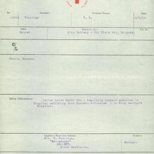 Soldier packet page
