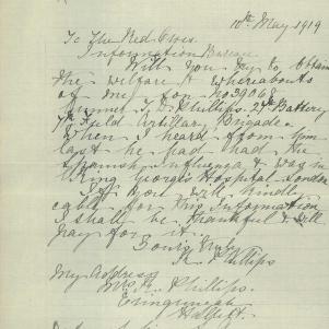 Soldier packet page