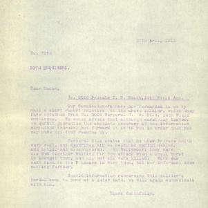 Soldier packet page
