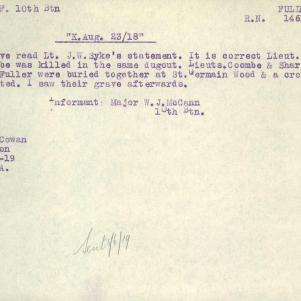 Soldier packet page